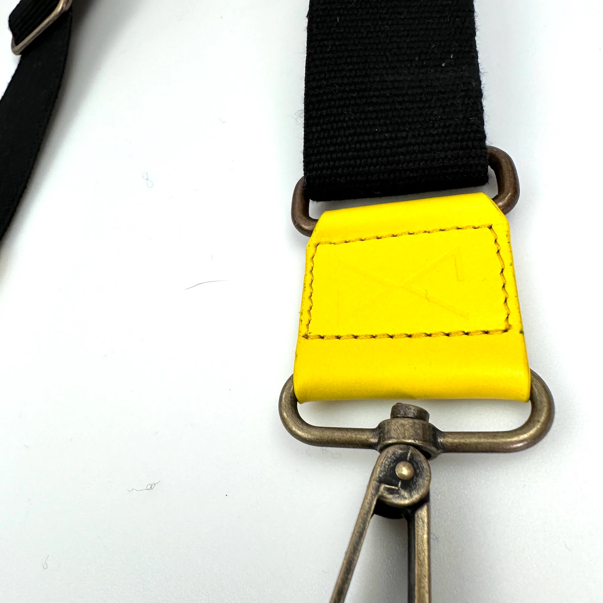 Bandolera regulable Algodón lujada Amarillo - Image 2