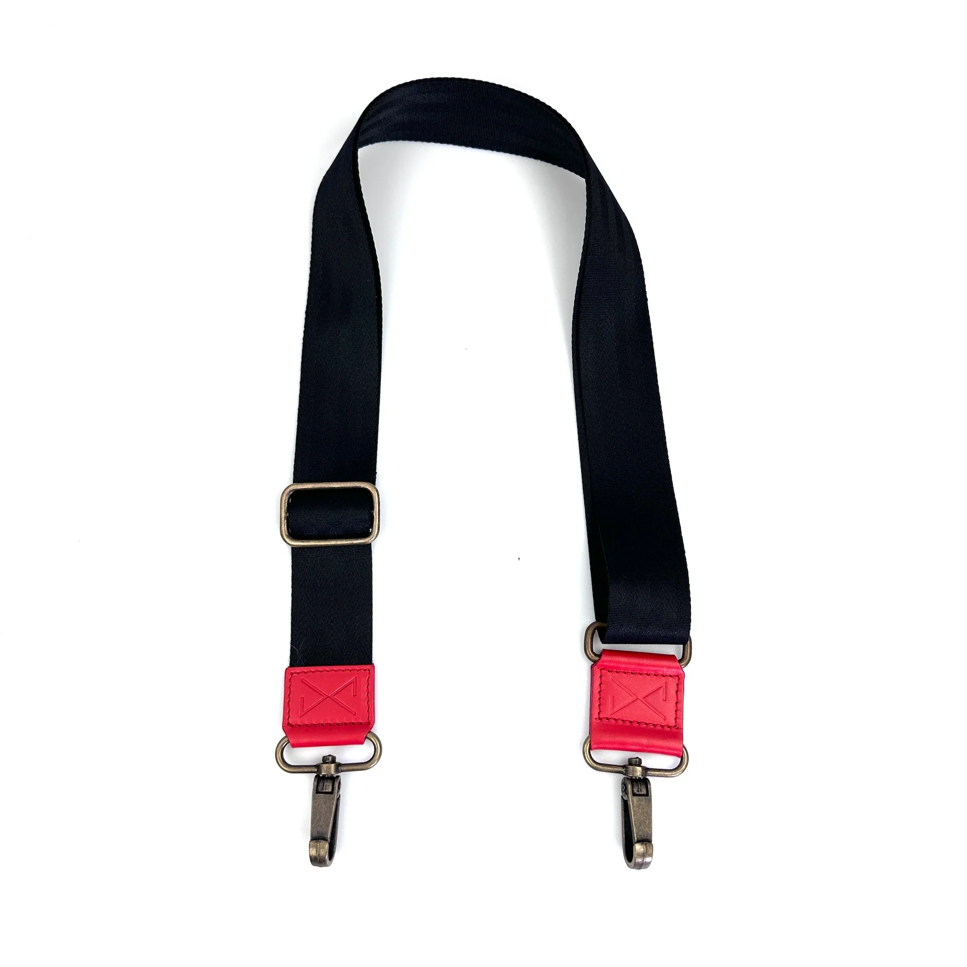 Bandolera regulable lujada rojo - Image 4