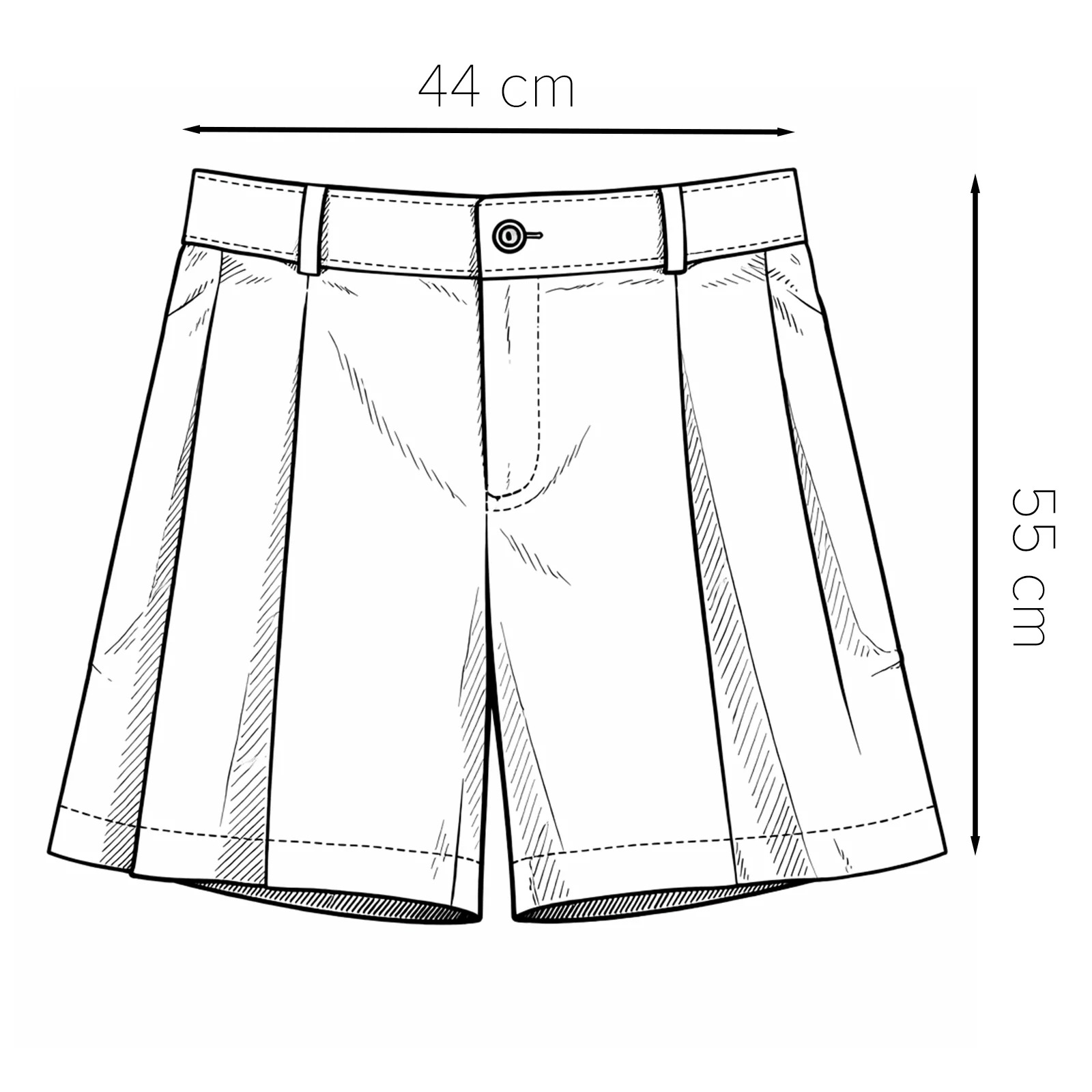 Bermuda de gabardina con pinzas - Image 5
