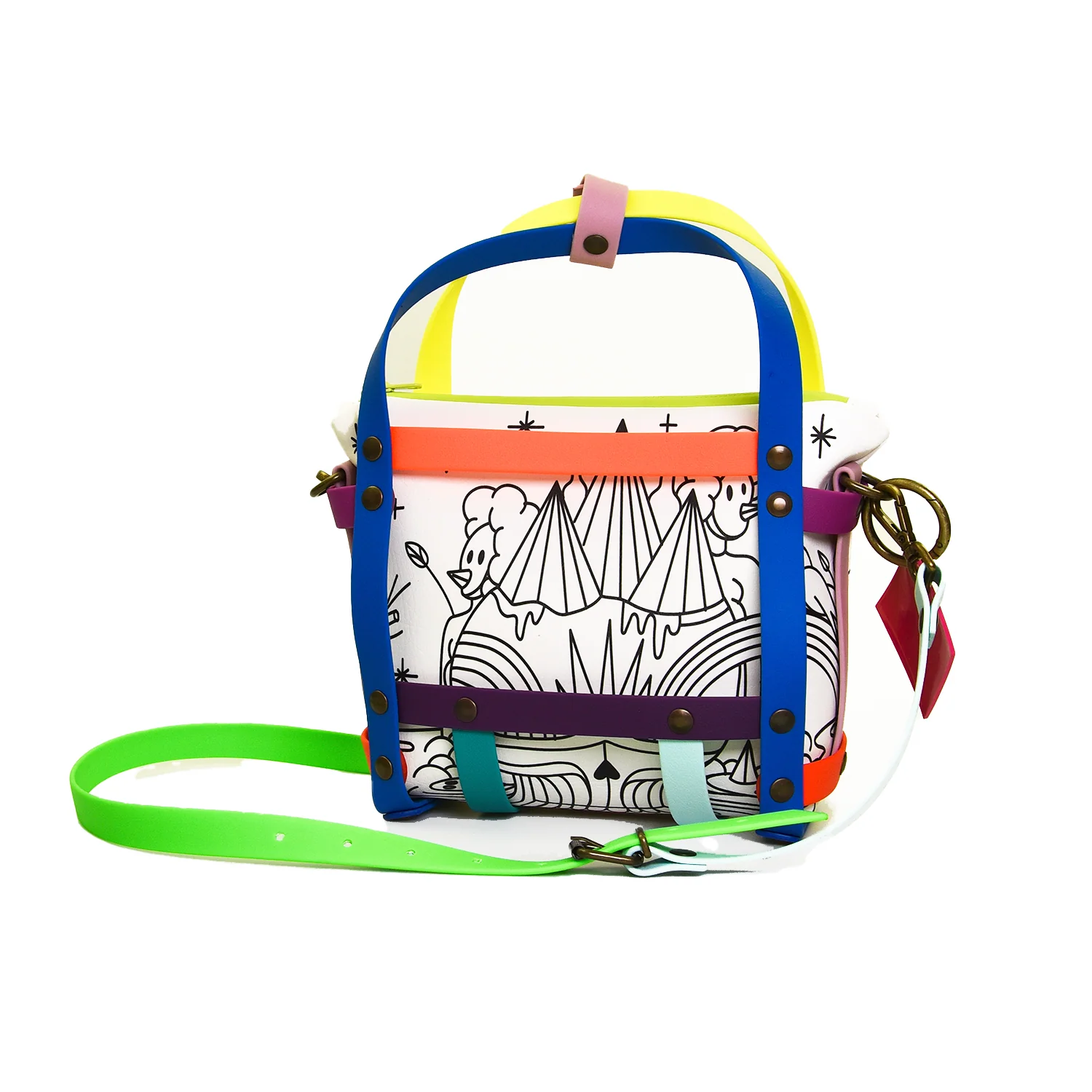 Bolso arnés Multicolor by Okuda