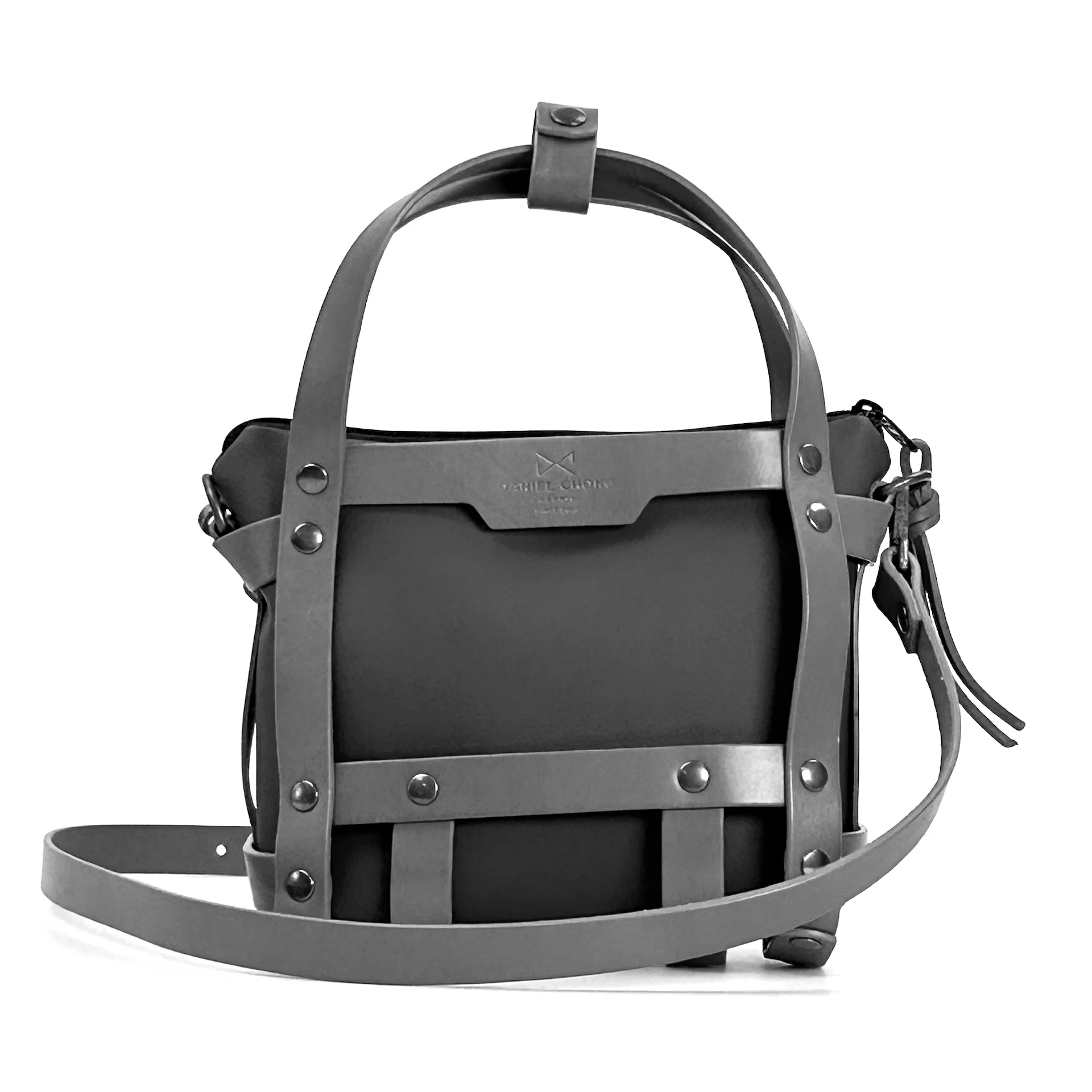 BOLSO ARNÉS PIEL NEGRO - Image 2