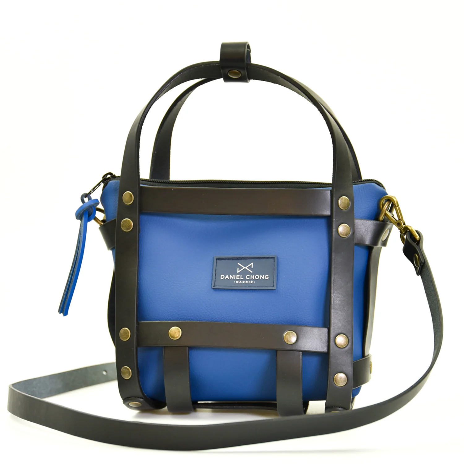 BOLSO ARNÉS PIEL NEGRO