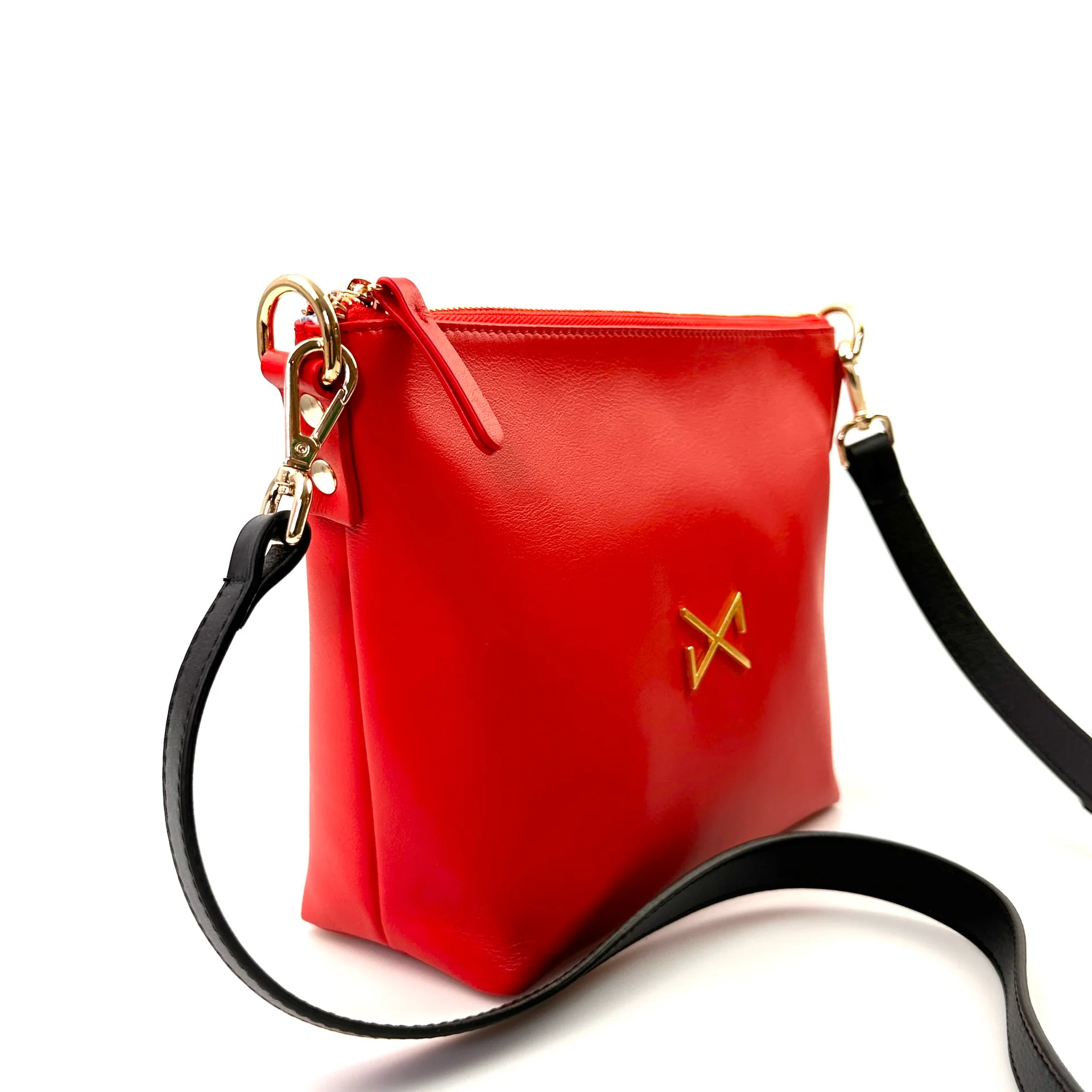 Bolso piel classic mini Rojo - Image 3