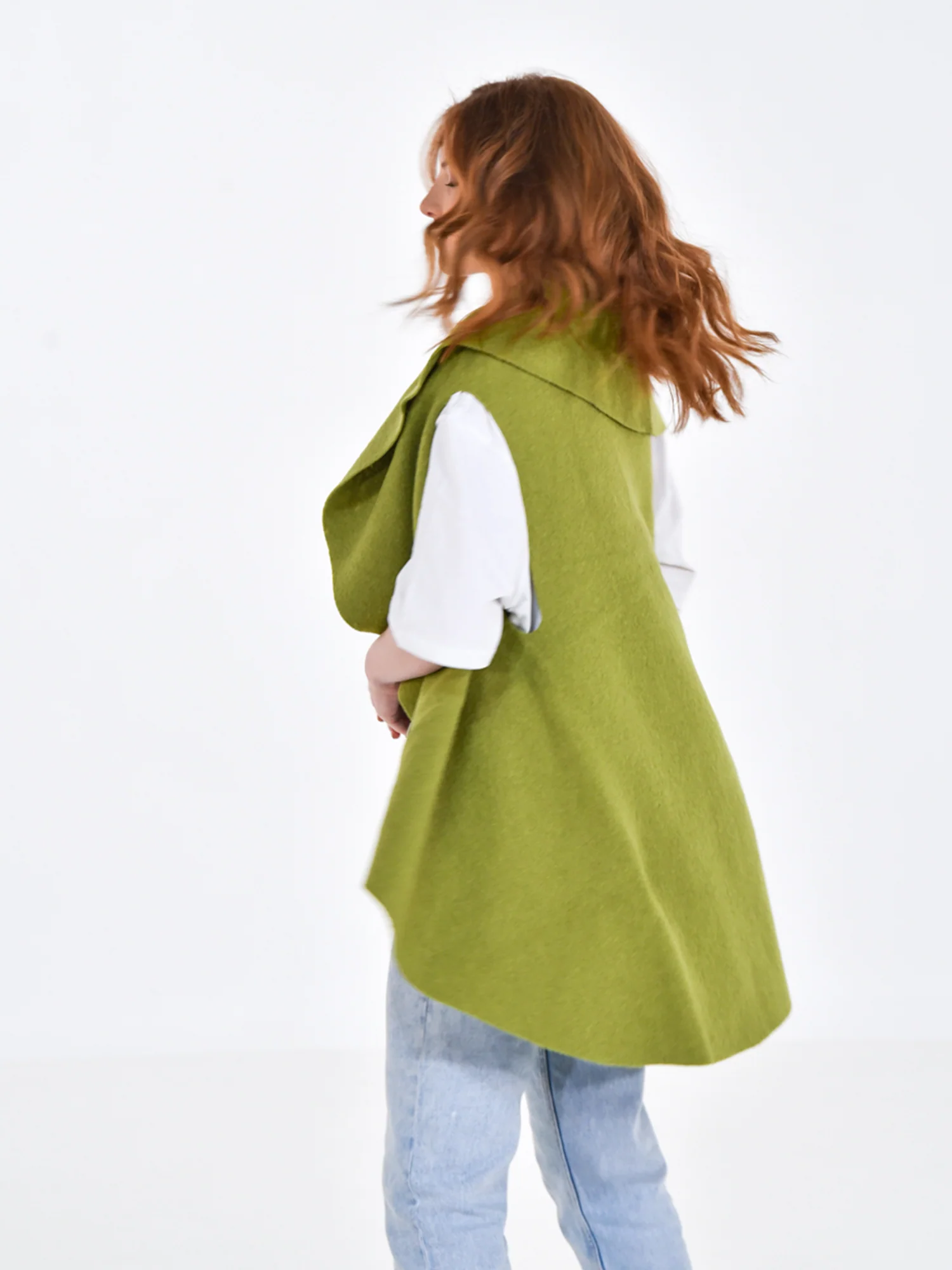 Capa lana 100% Verde Pistacho - Image 2