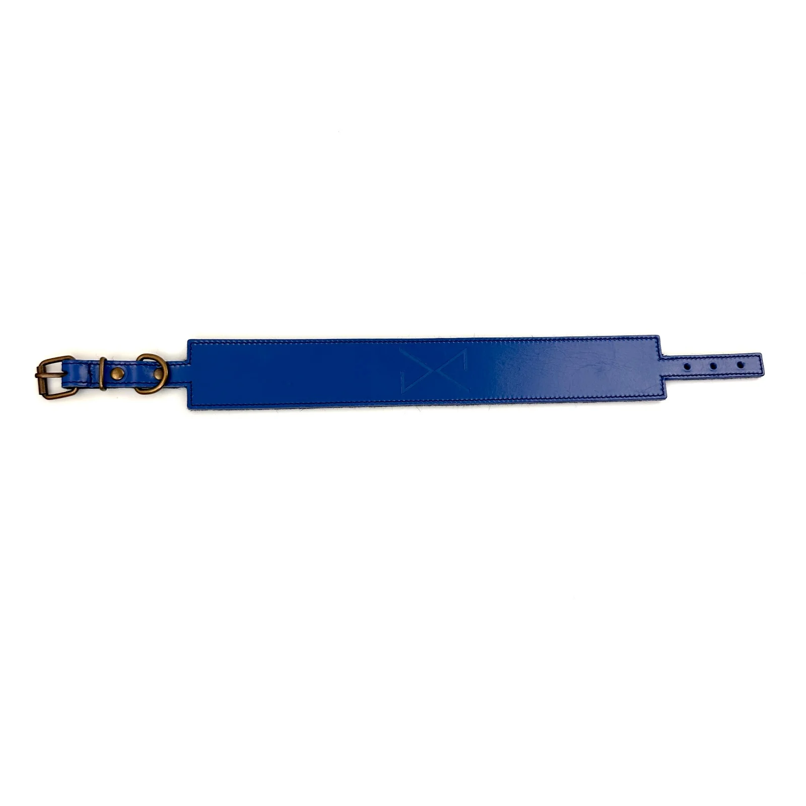 Collar Canino de Piel Azul Klein - Image 3