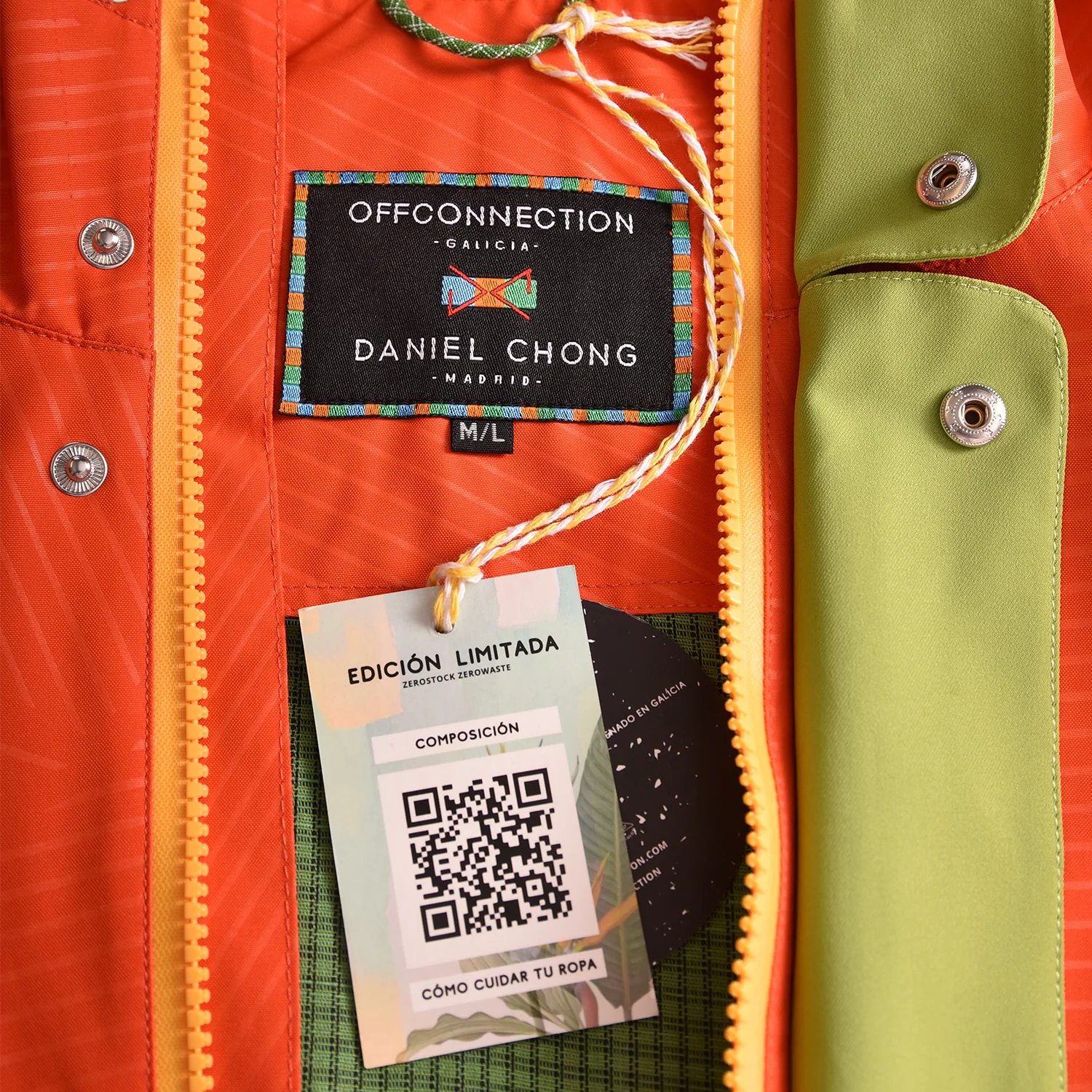 Lightweight Parka Classic multicolor, off connection. - Image 3