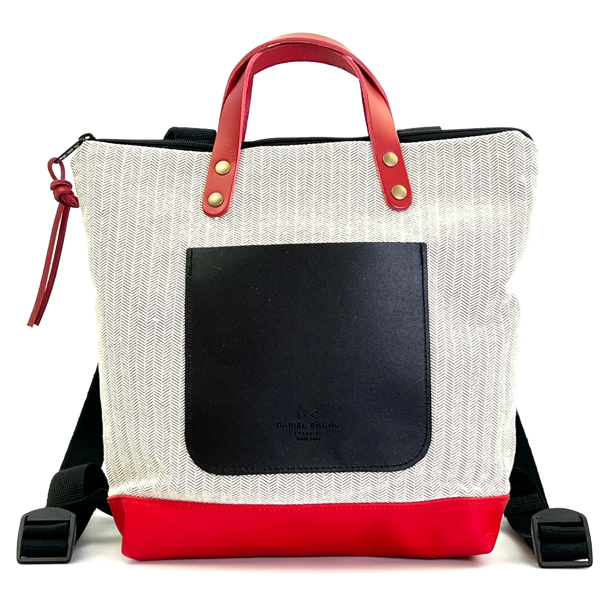 Mochila Slim Mini Cuadrada Loneta