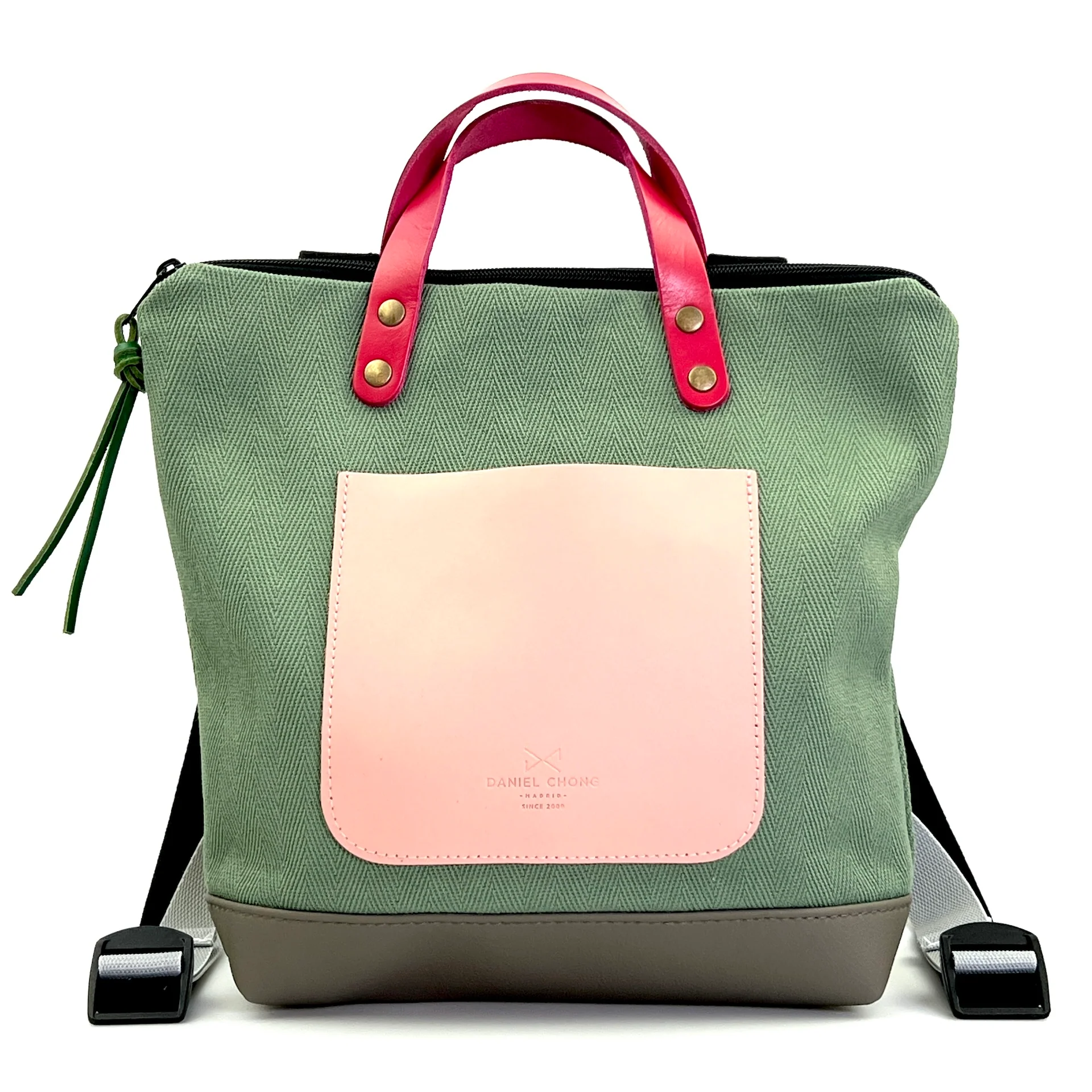 Mochila Slim Mini Cuadrada Loneta