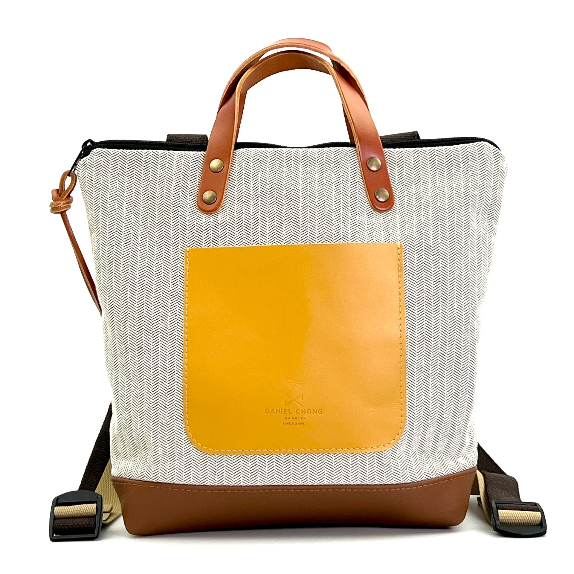 Mochila Slim Mini Cuadrada Loneta