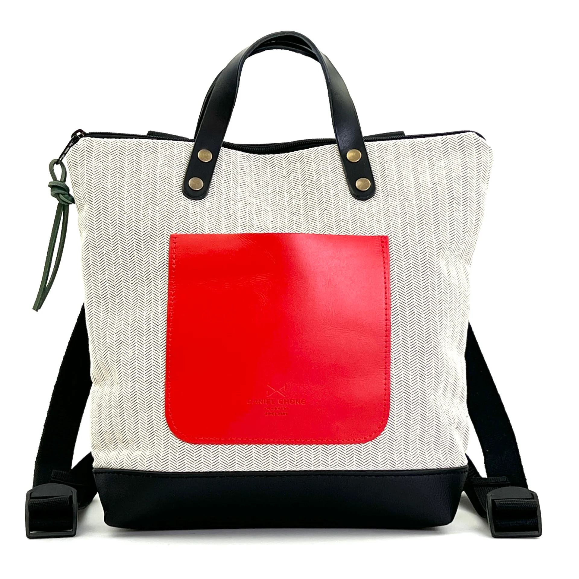 Mochila Slim Mini Cuadrada Loneta