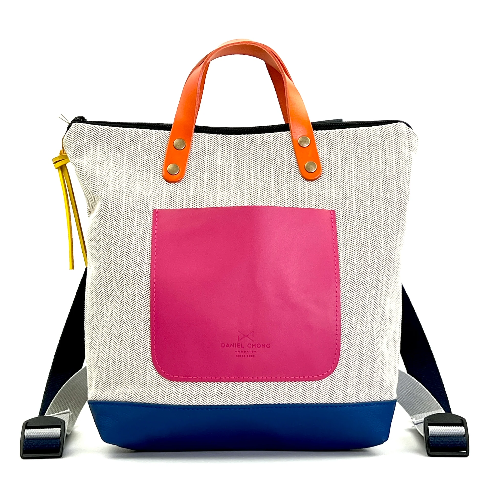 Mochila Slim Mini Cuadrada Loneta