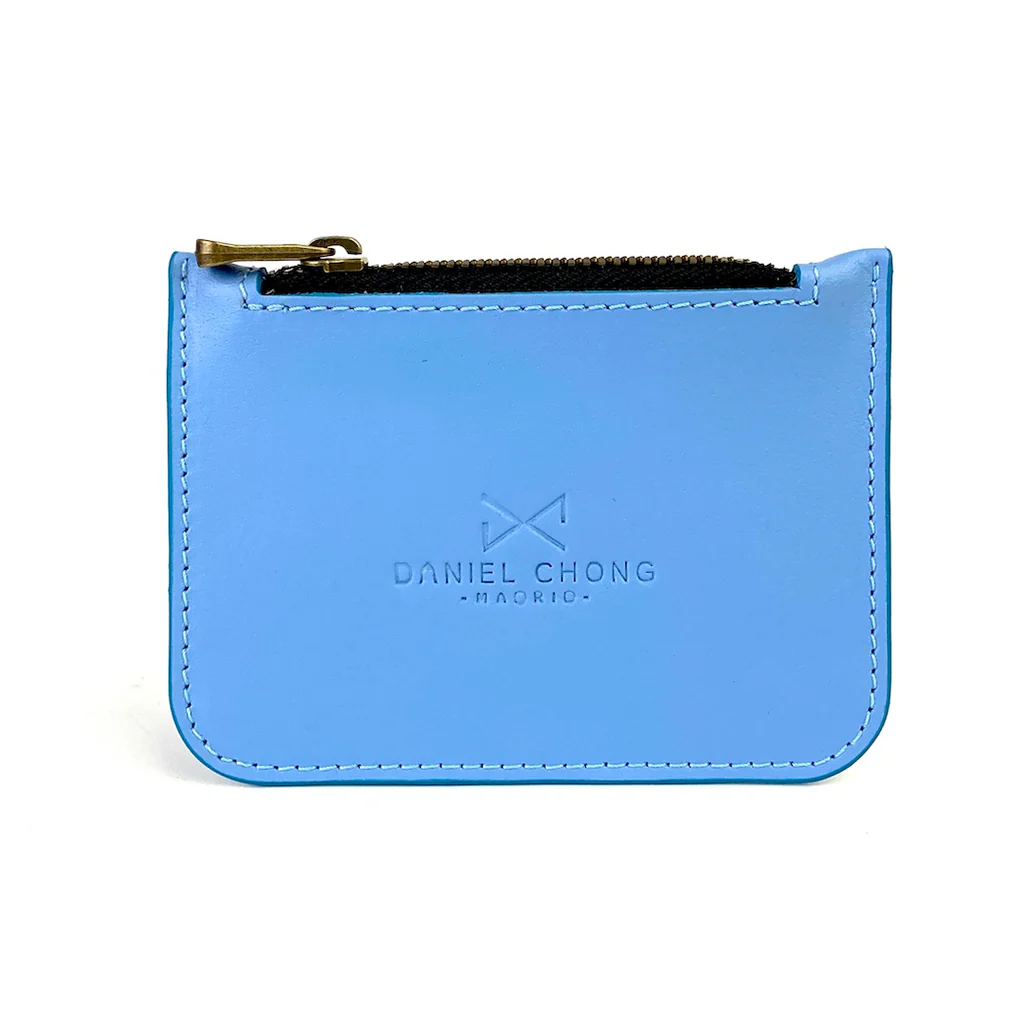 Monedero piel celeste - Image 3