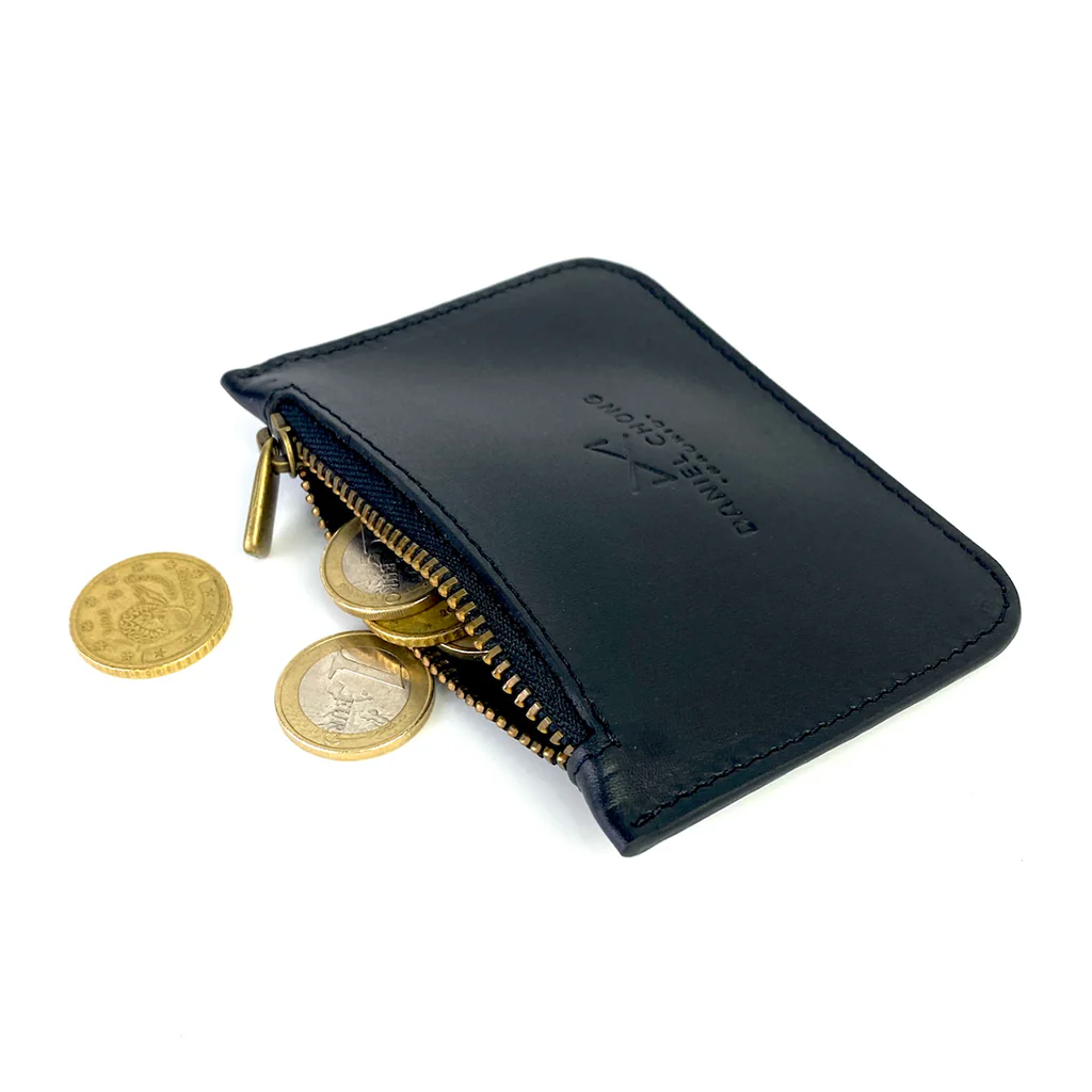 Monedero piel NEGRO