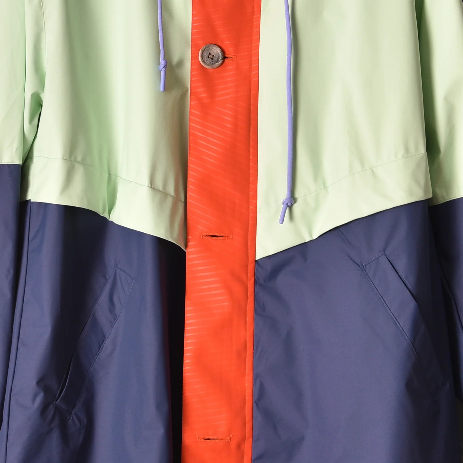 Parka 2 Tone multicolor, off connection. - Image 4