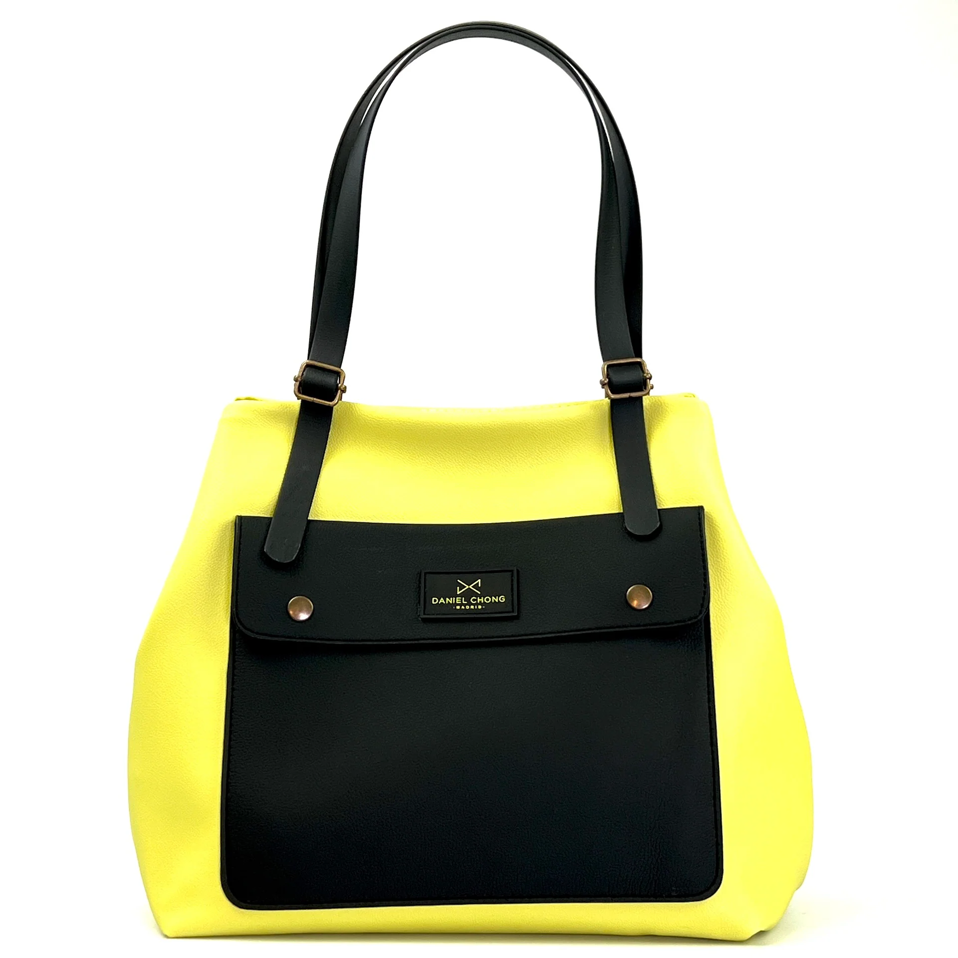 Shopper old School Acid lemon y Negro - Image 3