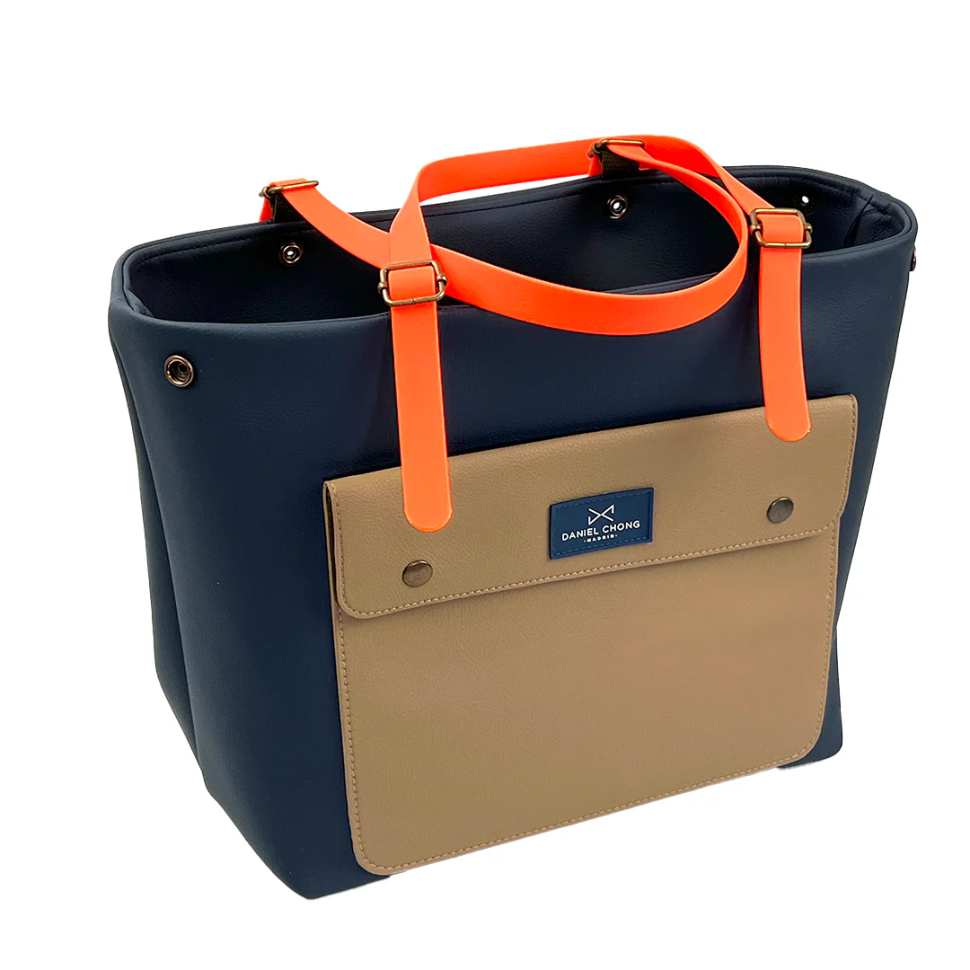 Shopper old School Marino asas fluor rojo - Image 2