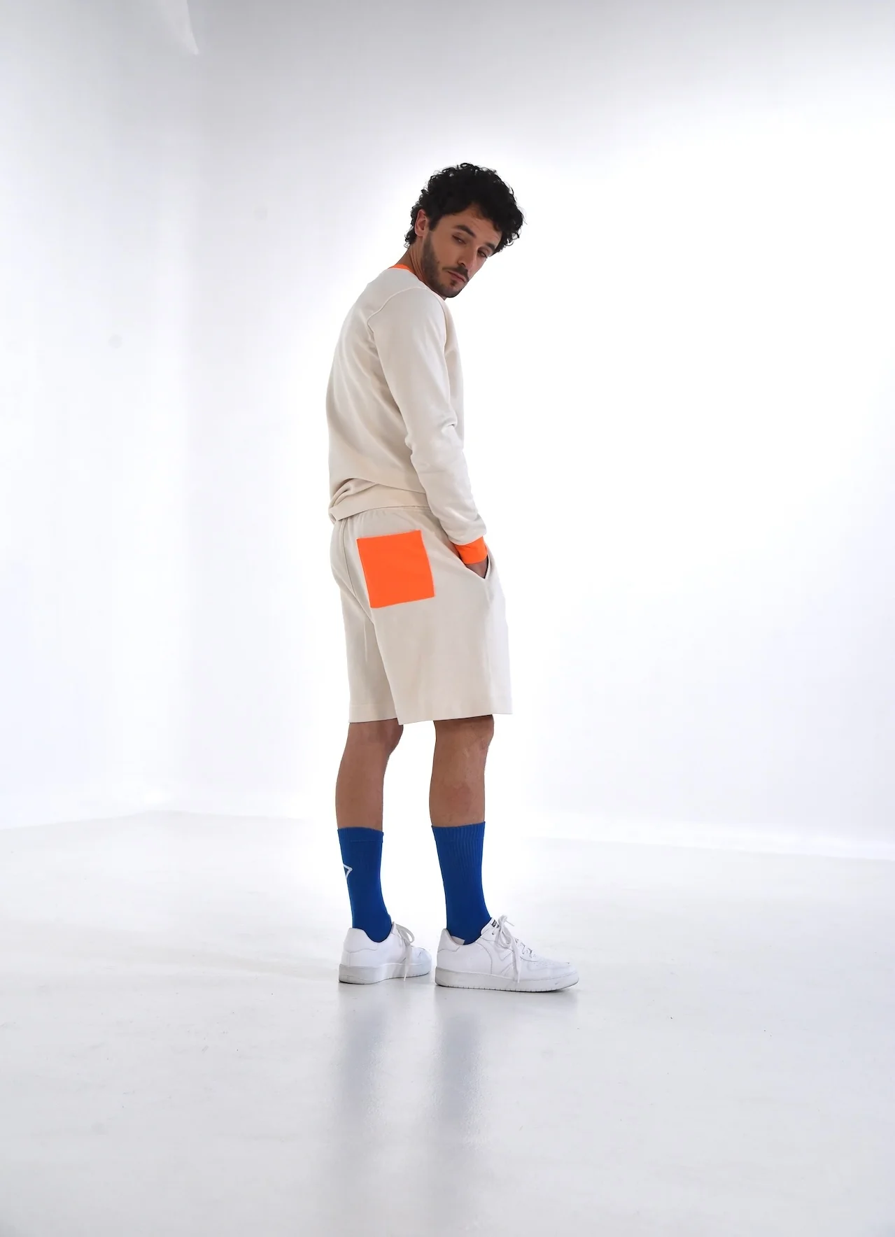 SHORT CRUDO NAVY