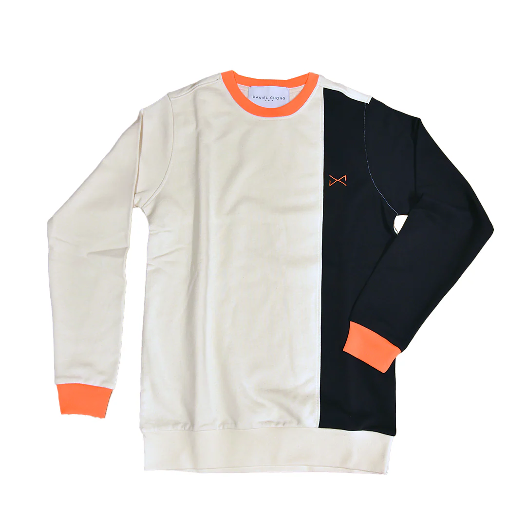 Sudadera BICOLOR CRUDO/NAVY - Image 2