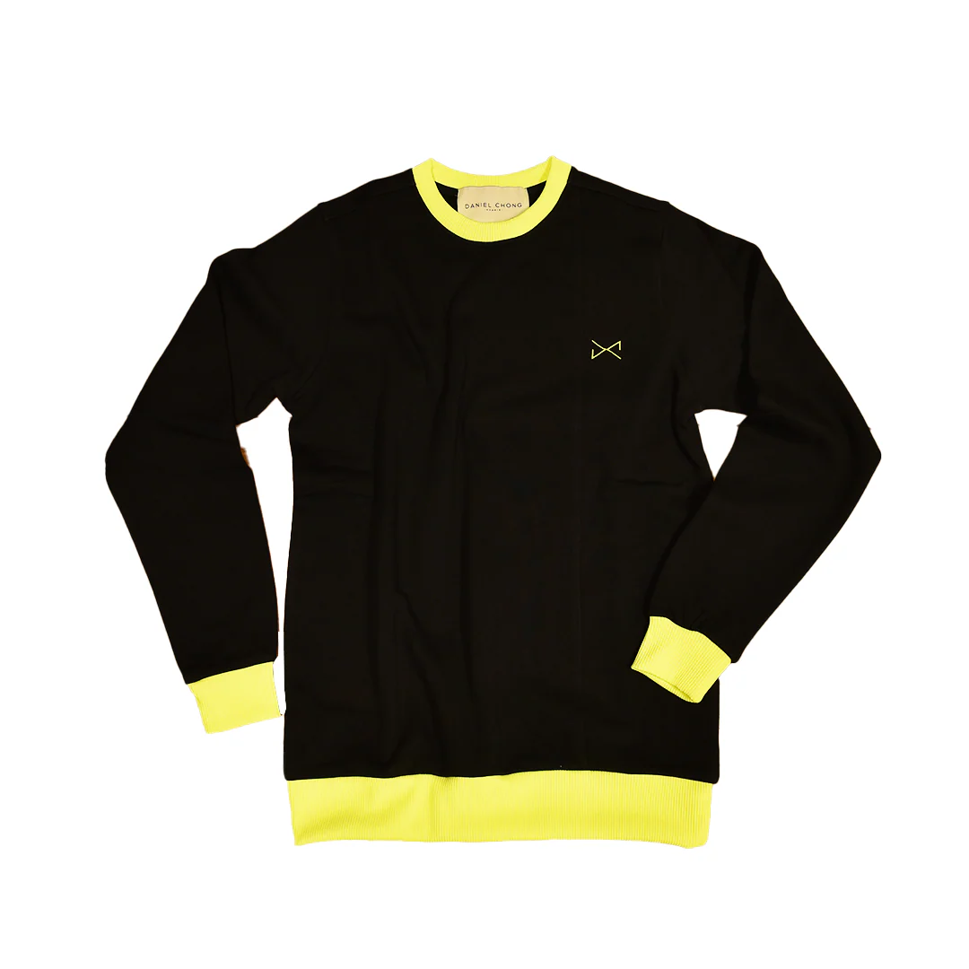 Sudadera BICOLOR NAVY/FLUOR - Image 2