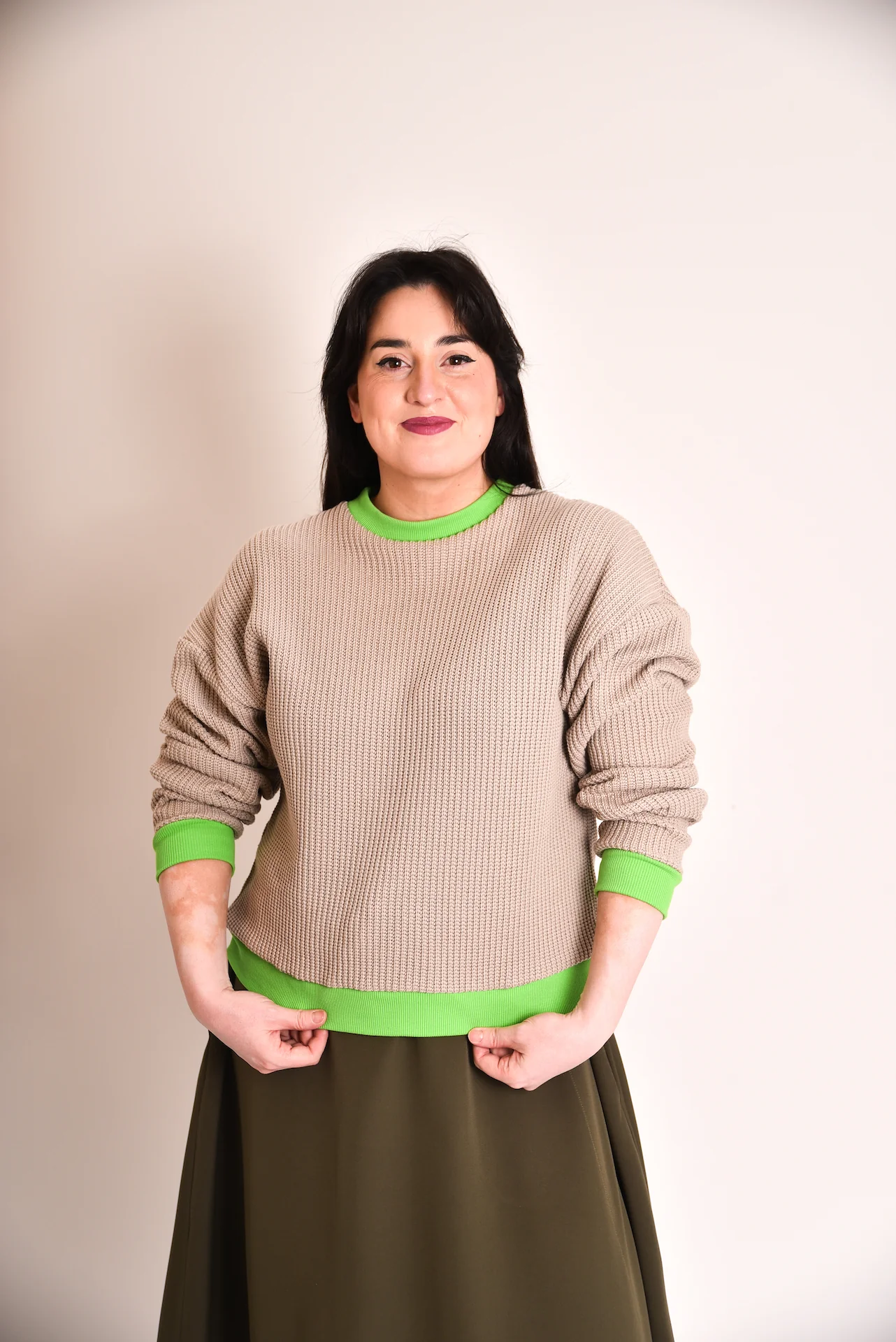 Sweater Gris unisex - Image 3