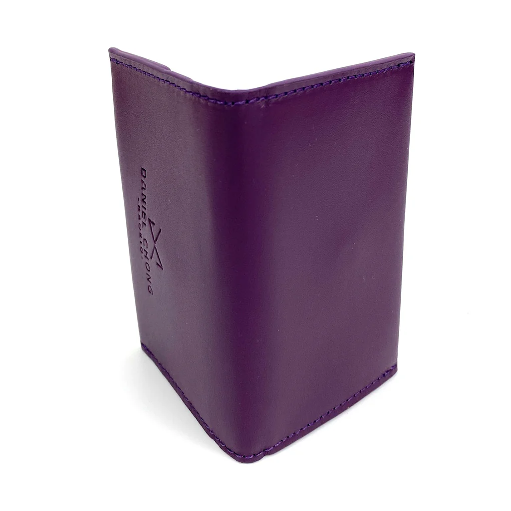 Tarjetero Morado con monedero