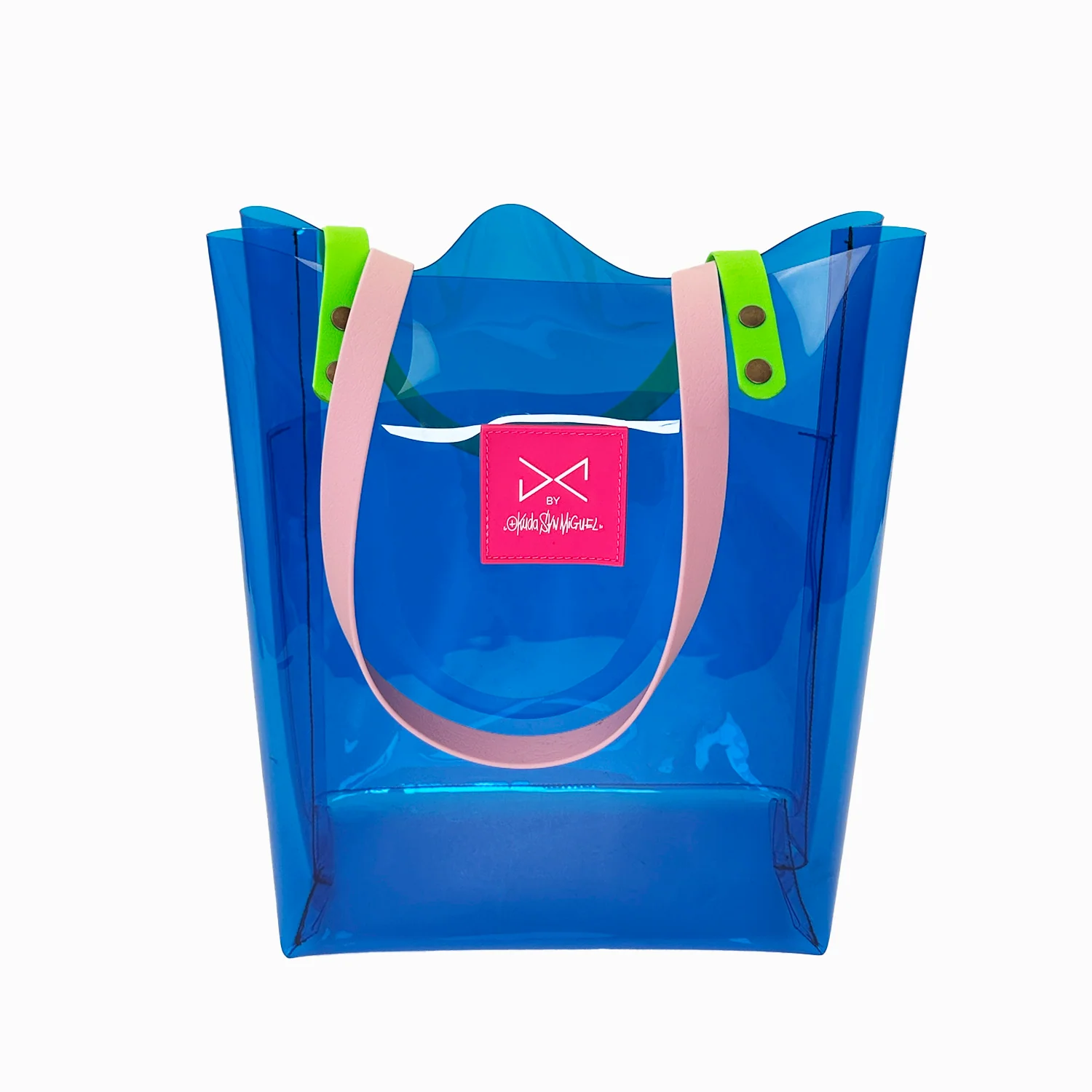Totebag Cristal Blue by Okuda (transparent)
