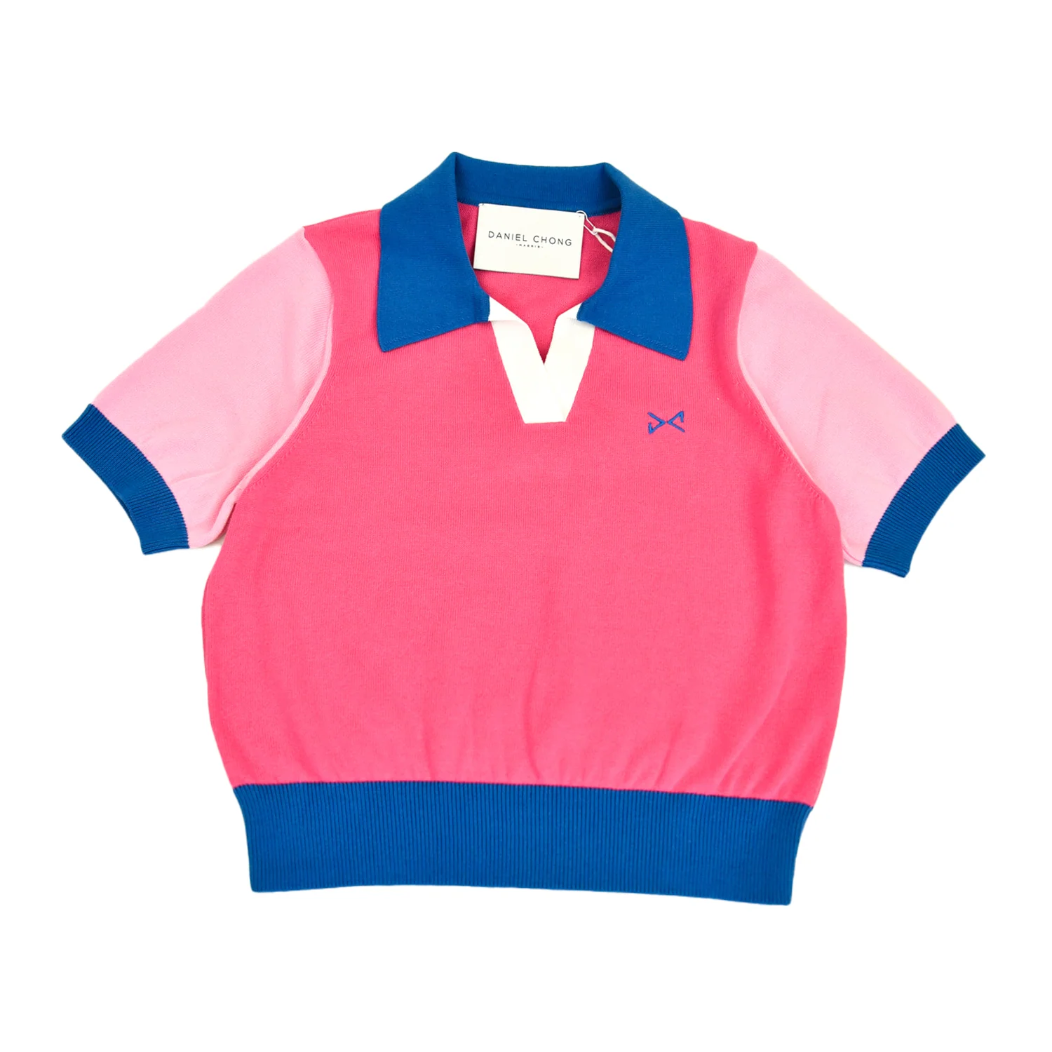 Women Short Sleeve Knitted Polo ROSA - Image 2